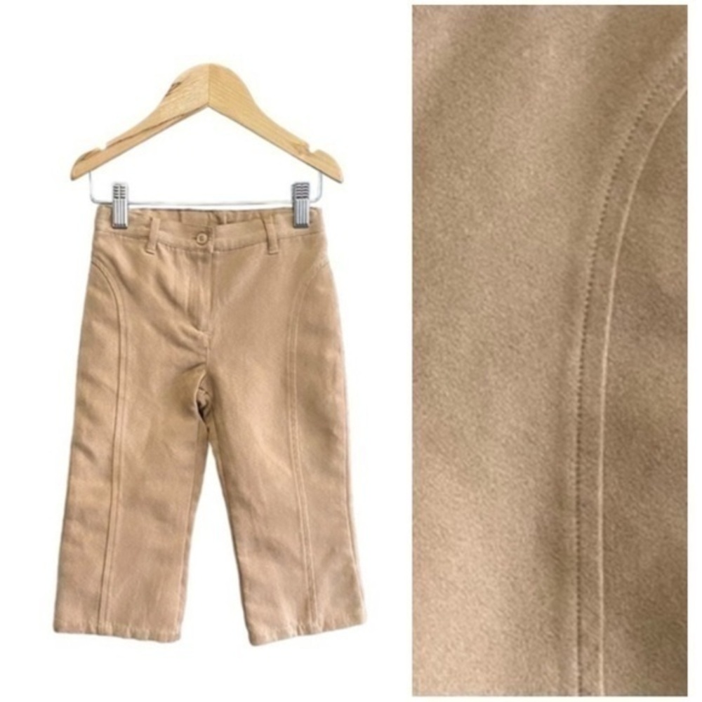 Janie and Jack Tan Faux Suede Pants 2t